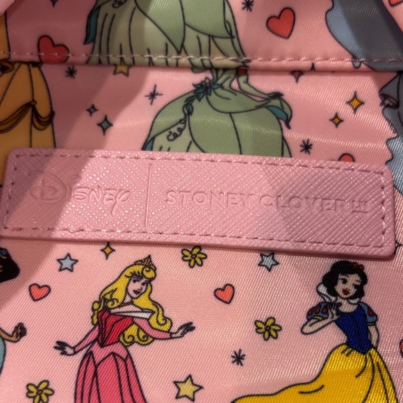 Stoney Clover Lane Pink Disney Princess Pattern Backpack-NWOT-Firm price - Picture 3 of 5